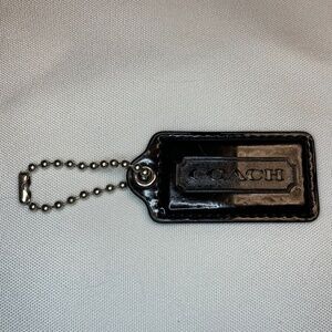 Large Coach Hang Tag 2.5” x 1.5” Shiny Black!